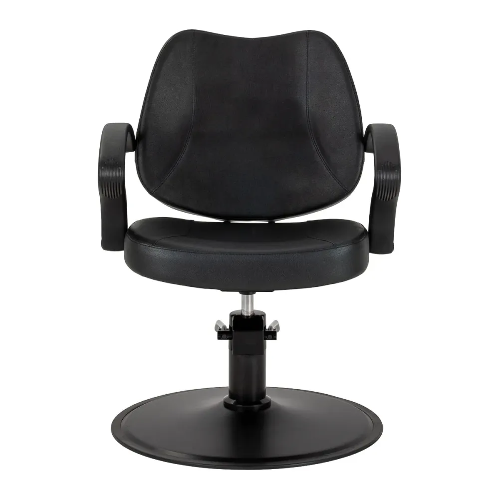 Poltrona da parrucchiere Hair System A055B nera