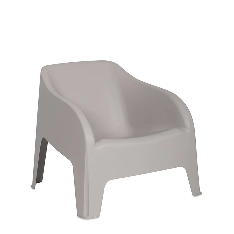 Poltrona Petra Monoscocca Grigio 70x70x70 Cm