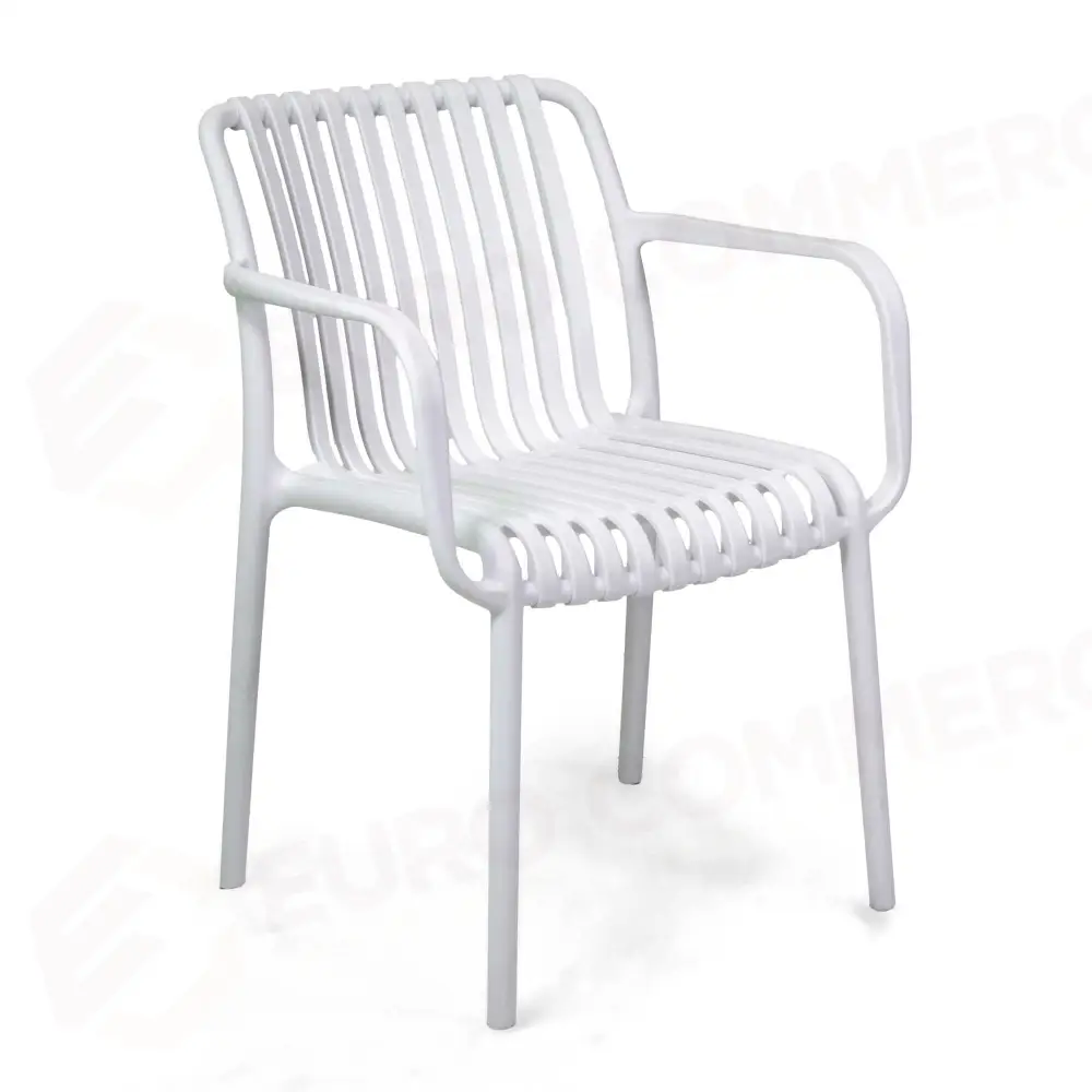 POLTRONA POLIPROPILENE WREN BIANCO CM55X57H46/79 - 2811320000 - VACCHETTI