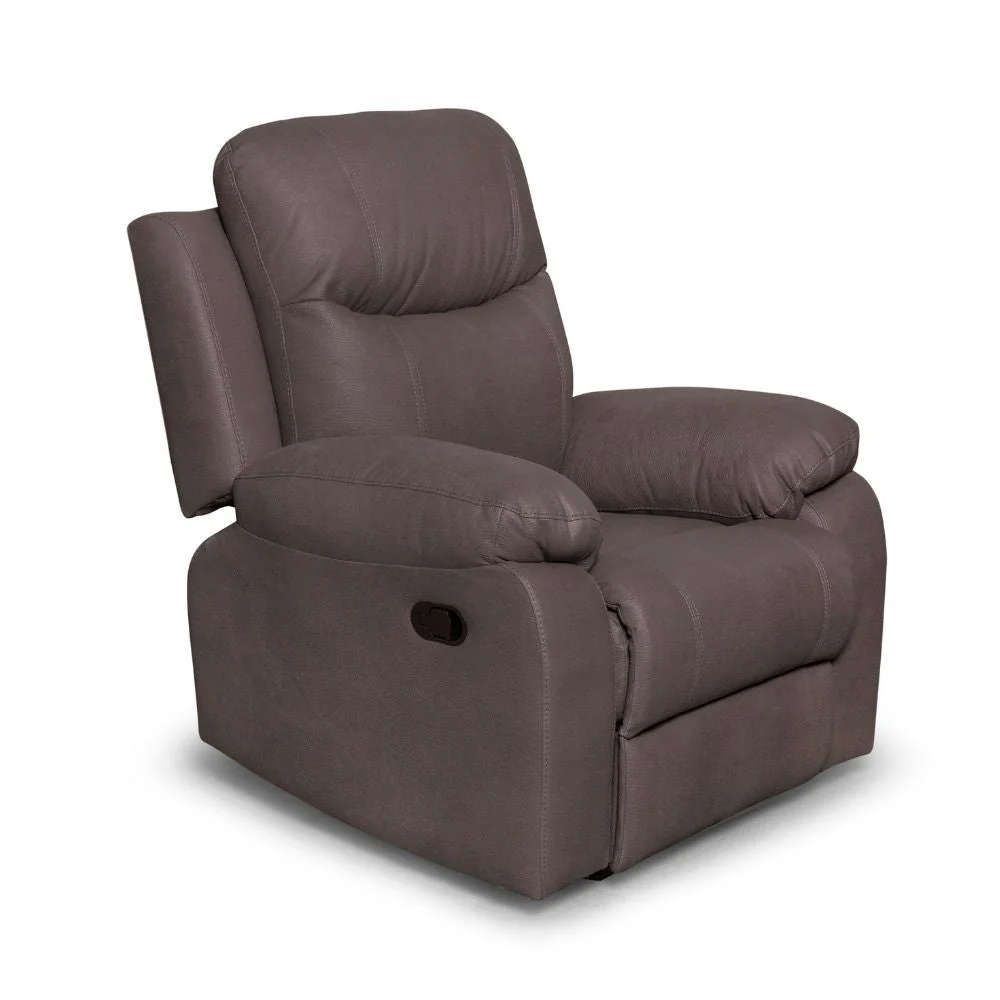 Poltrona reclinabile Chicago 97x90x100 cm Grigio elephant