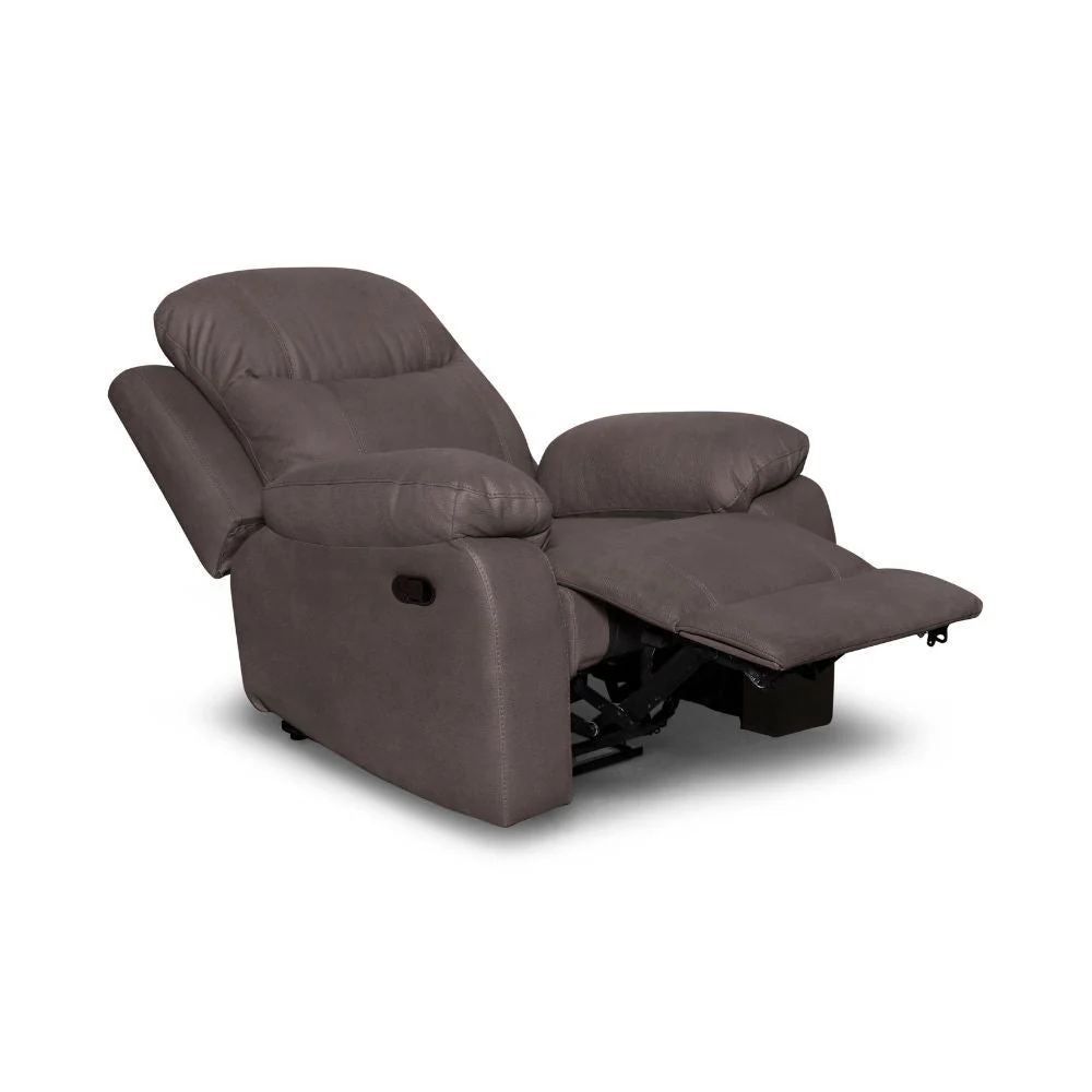 Poltrona reclinabile Chicago 97x90x100 cm Grigio elephant