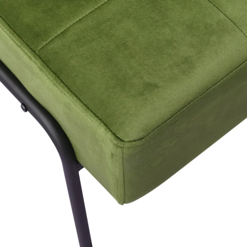 Poltrona Relax 65x79x87 cm Verde Chiaro Velluto