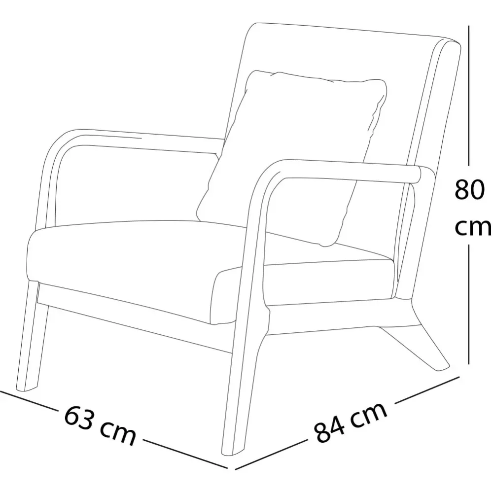 Poltrona Relax Comoda Lounge Bassa Struttura Legno e Tessuto Alta Densità Beige