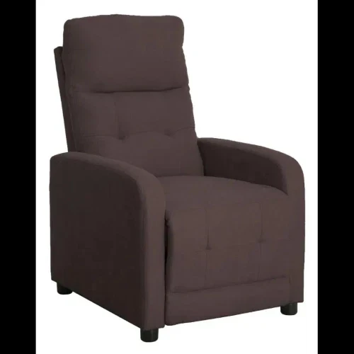 POLTRONA RELAX EMILY TESSUTO POLIESTERE COLORE MARRONE