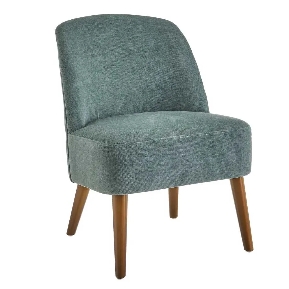 Poltrona Relax Legno e Tessuto Colore Verde Acqua Mod. Petty 52x58x71H cm