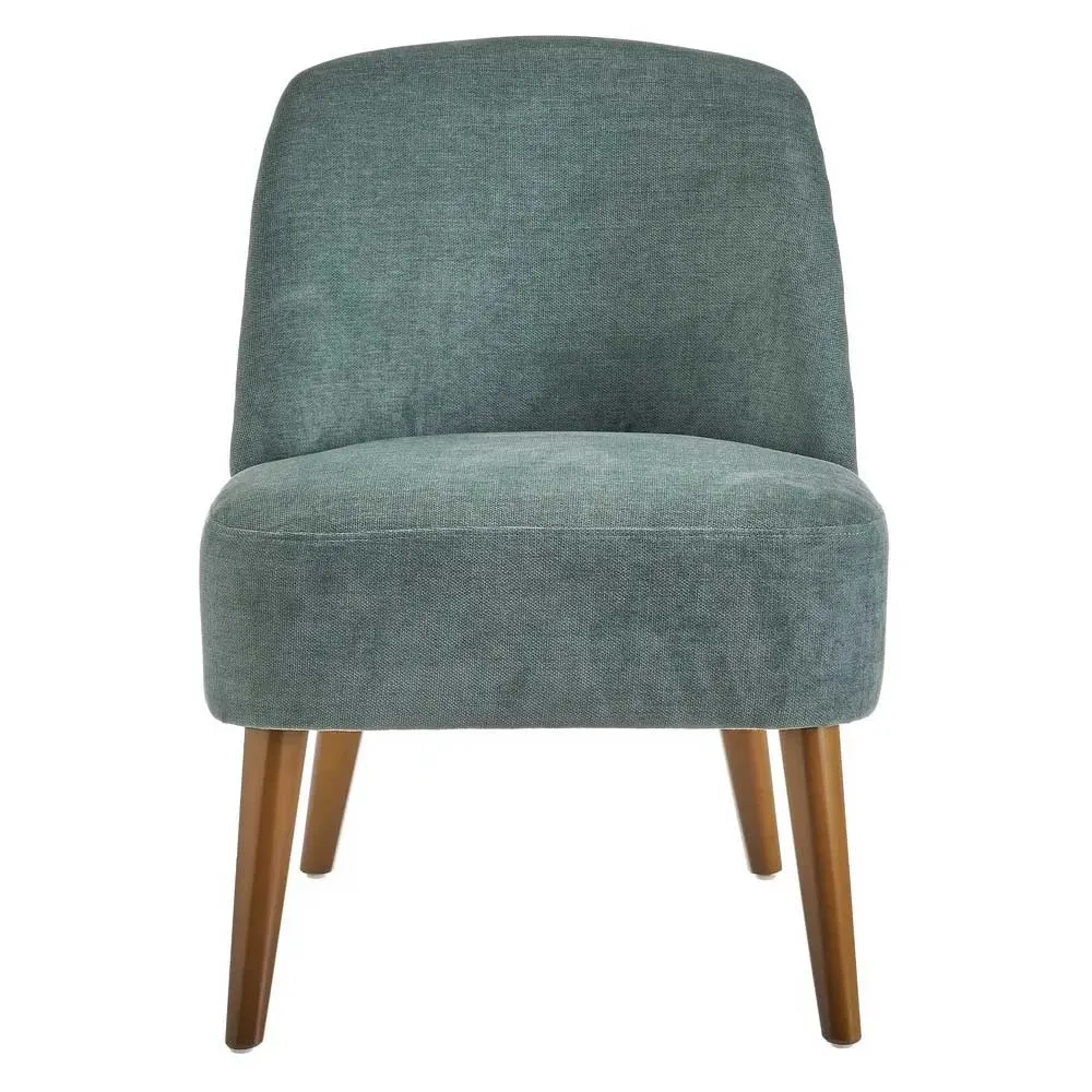 Poltrona Relax Legno e Tessuto Colore Verde Acqua Mod. Petty 52x58x71H cm