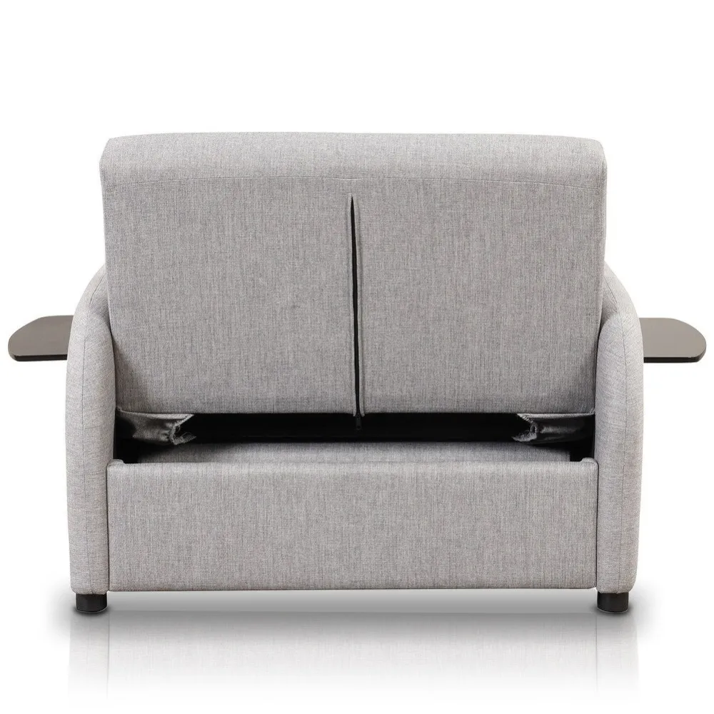 Poltrona Relax Trasformabile Divano Letto e Schienale Reclinabile Piano Apribile