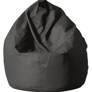Poltrona Sacco Pouf Similpelle Grigio
