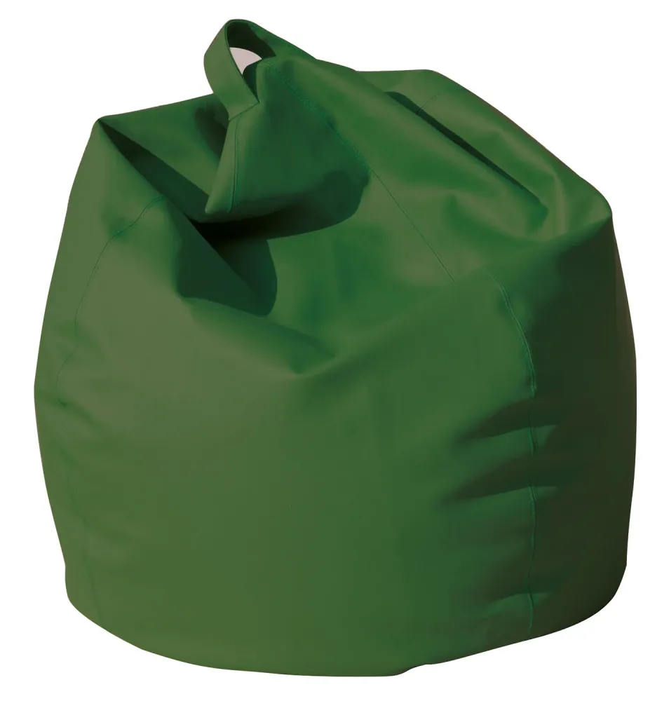 Poltrona Sacco Pouf Similpelle Verde