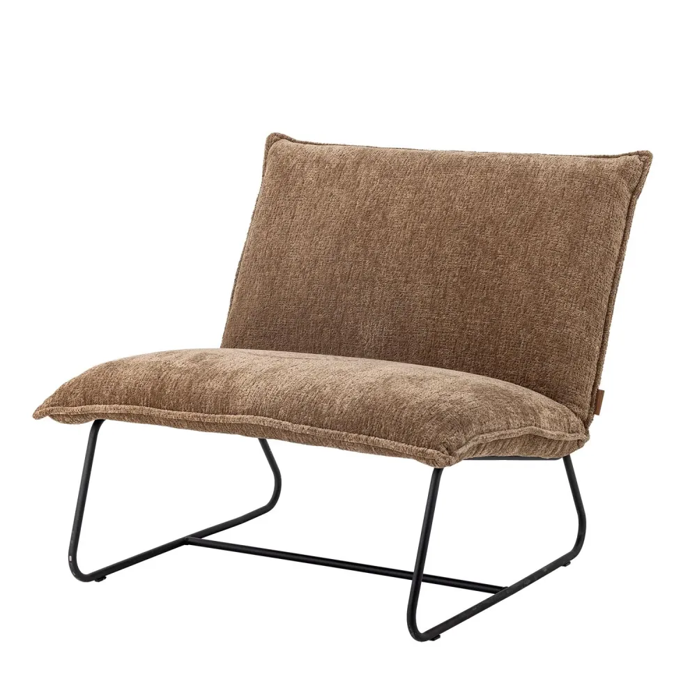 Poltrona sdraio Cape, Braun, Poliestere riciclato