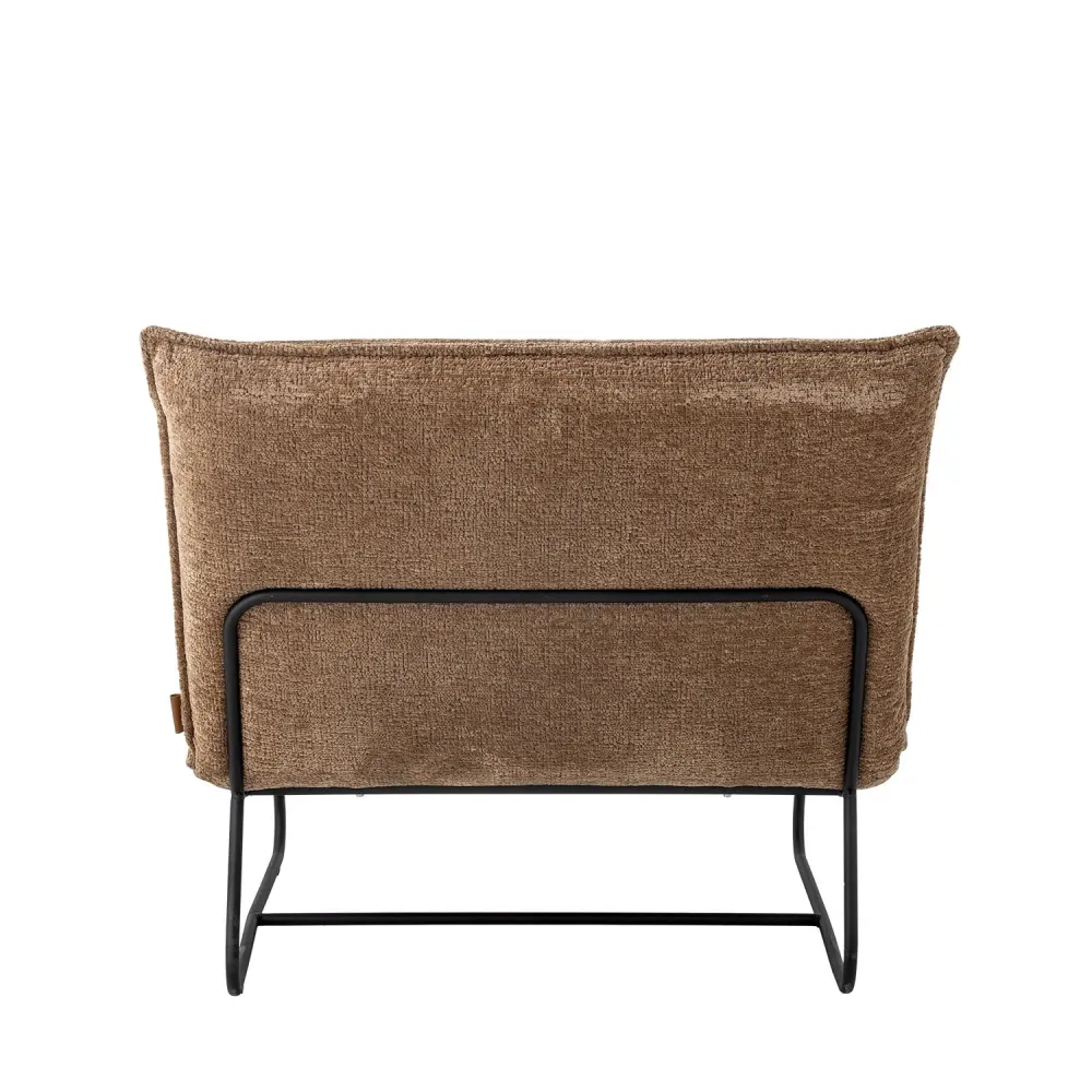 Poltrona sdraio Cape, Braun, Poliestere riciclato