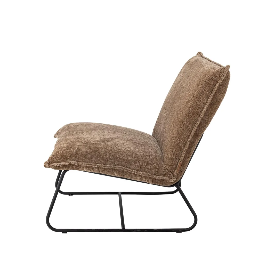 Poltrona sdraio Cape, Braun, Poliestere riciclato