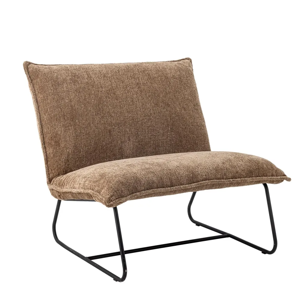 Poltrona sdraio Cape, Braun, Poliestere riciclato