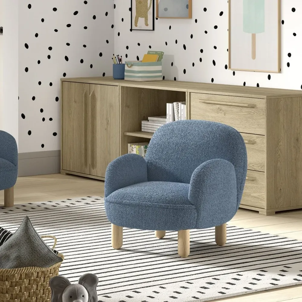 Poltrona Semplice ROCKY Mini Blu