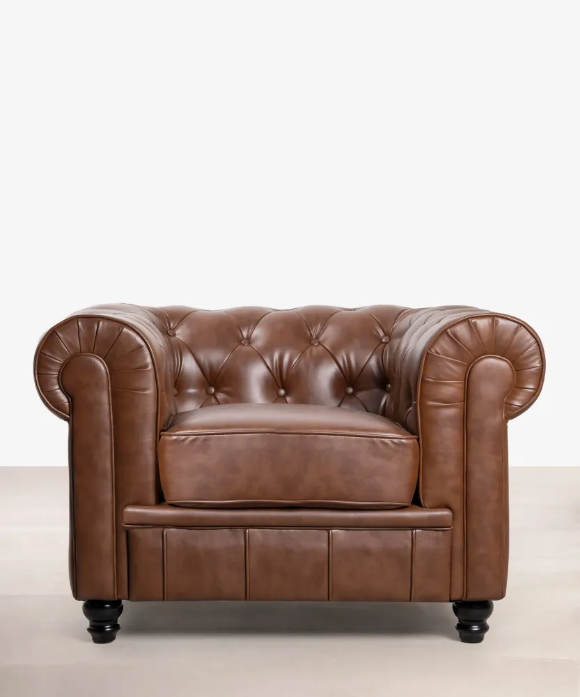 Poltrona similpelle Chester