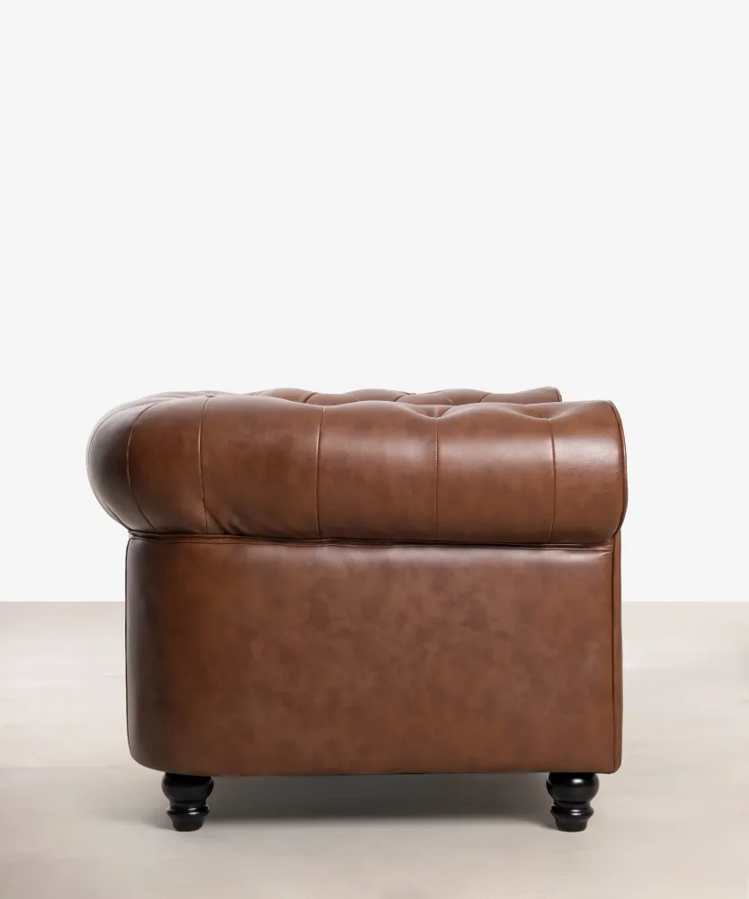 Poltrona similpelle Chester