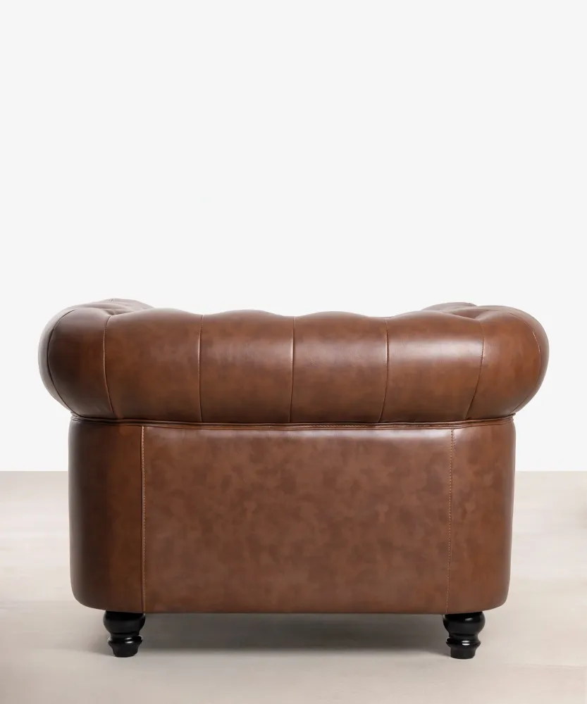 Poltrona similpelle Chester