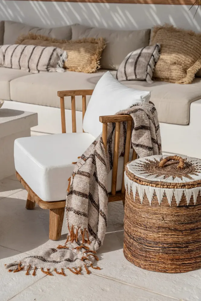 La Poltrona Singola Malawi - Bianco Naturale