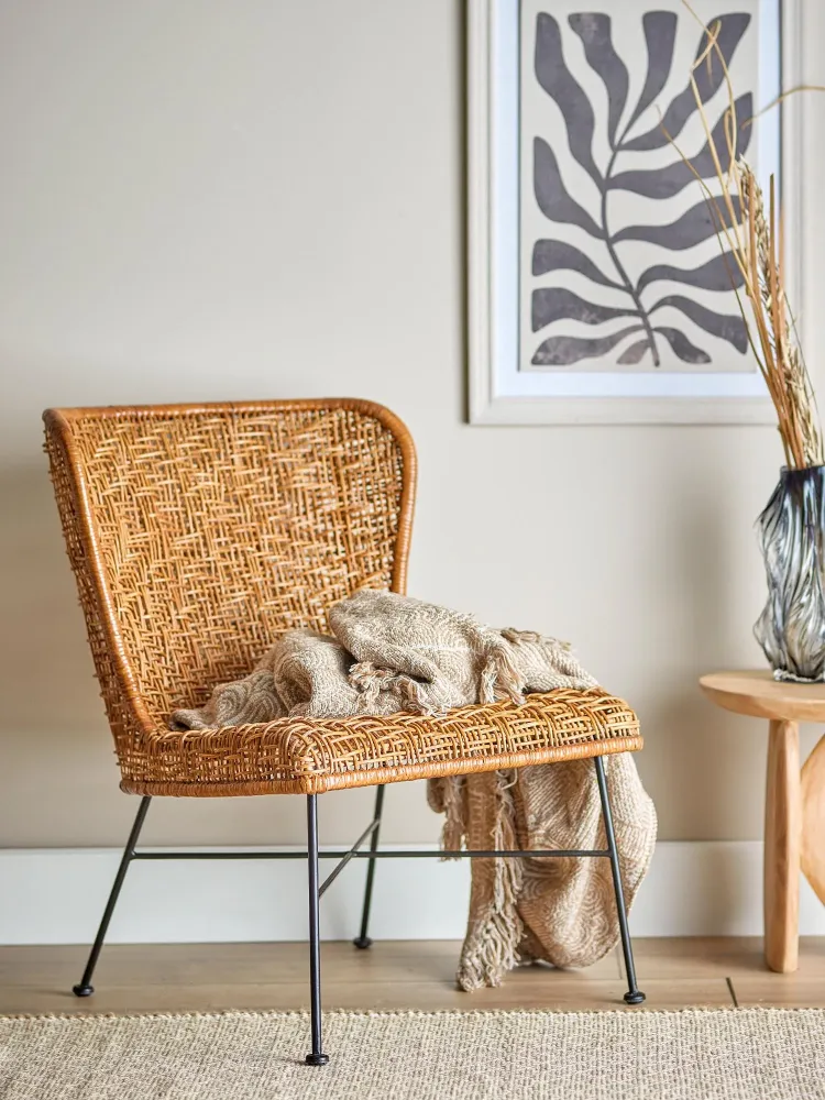 Poltrona Somme, naturale, rattan