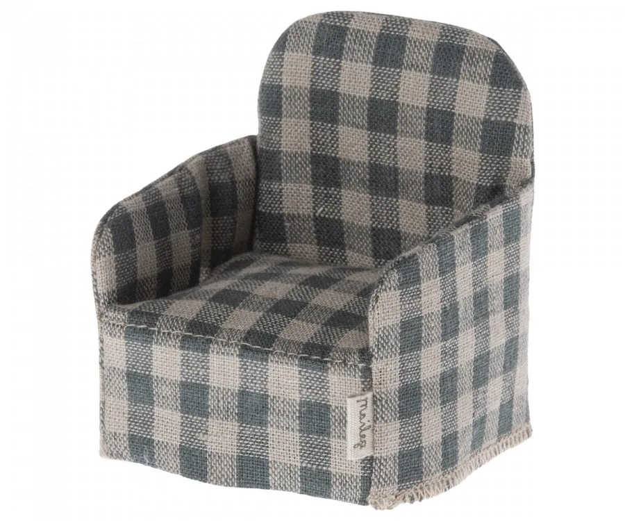 Poltrona Stoffa Quadri - Verde