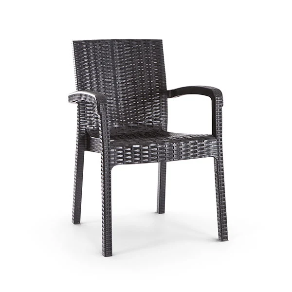 Poltrona Trend Rattan Moka