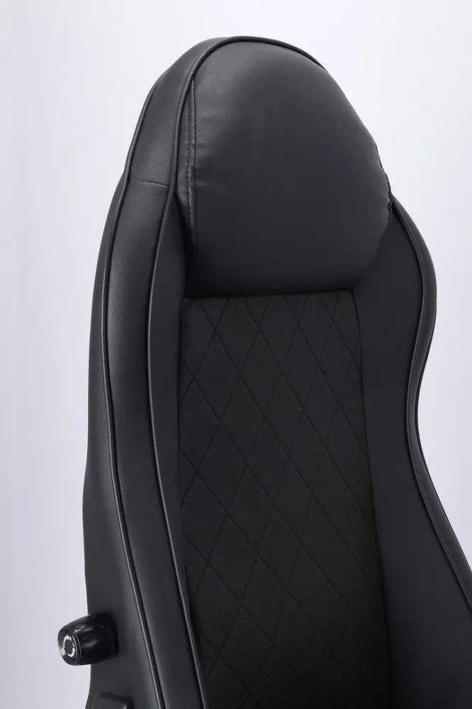 Poltrona "Tyson" da gaming ed ufficio ergonomica poliestere con braccioli e ruote