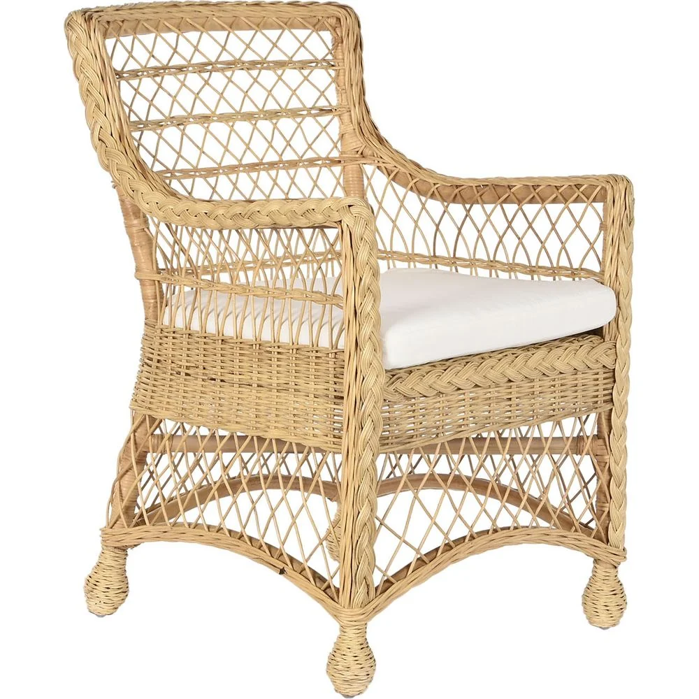 Poltroncina bohémien rattan