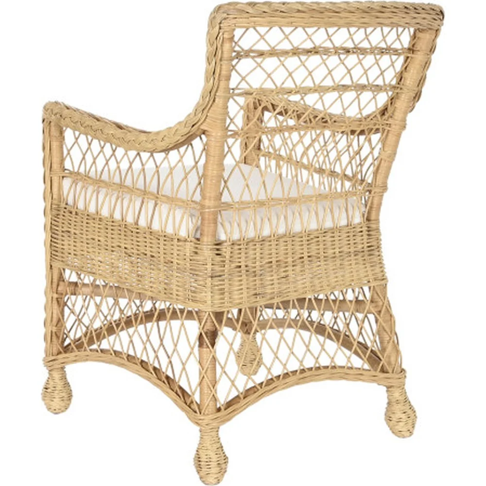 Poltroncina bohémien rattan