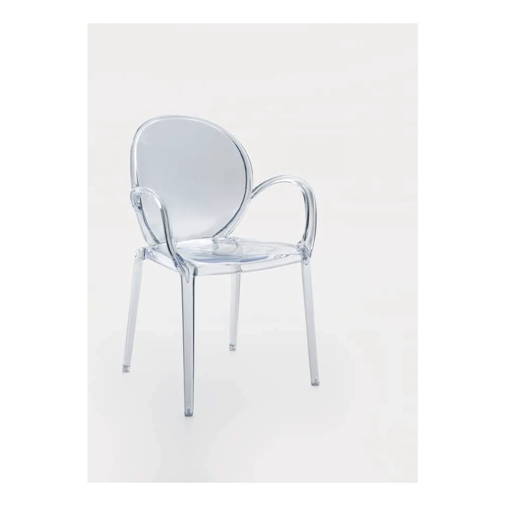 Poltroncina Brisbane 87cm | Trasparente Policarbonato | Ambienti Glamour