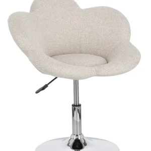 POLTRONCINA FLEUR - CROMO/BEIGE