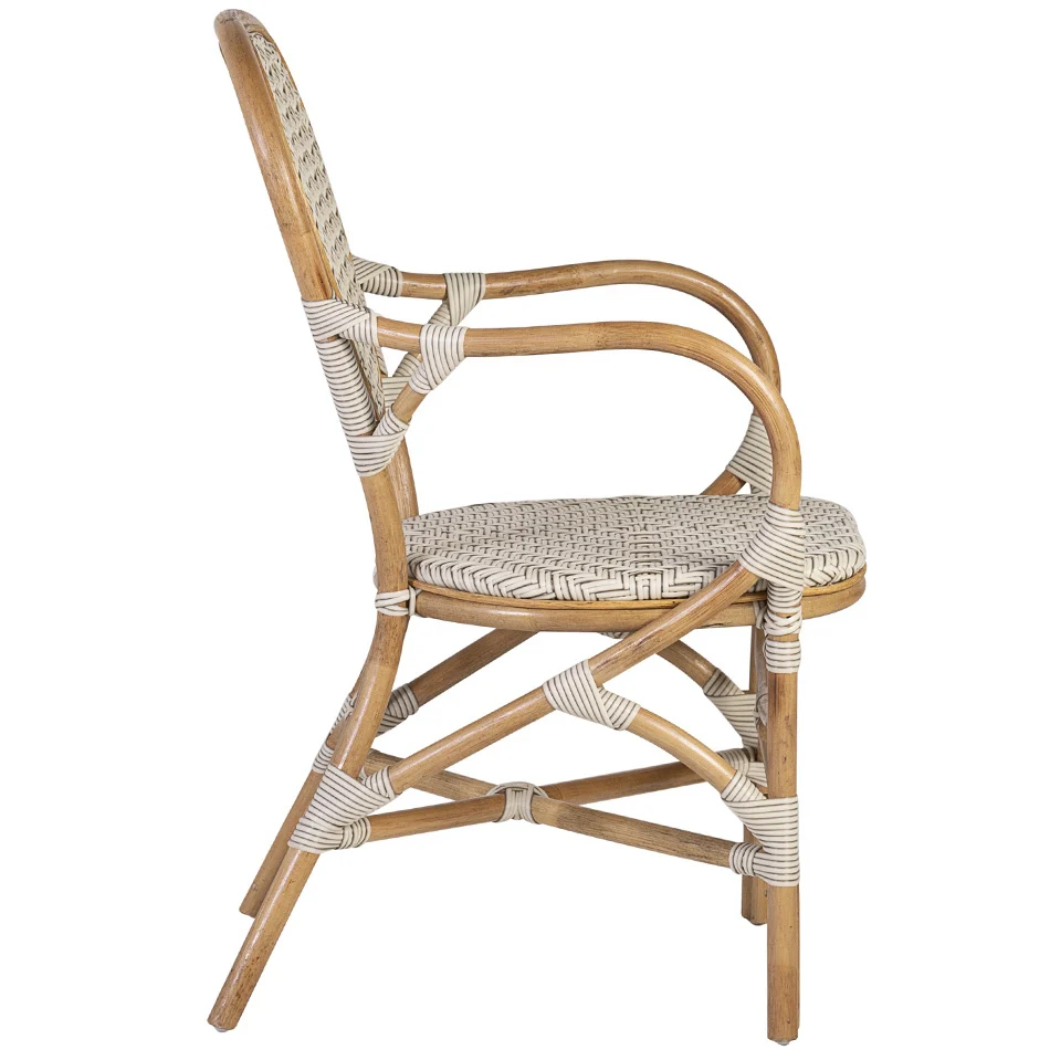 Poltroncina francese Bistrot rattan