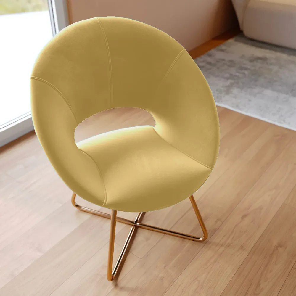 Poltroncina London Sabbia Velvet