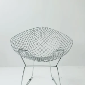 Poltroncina metallo cromato