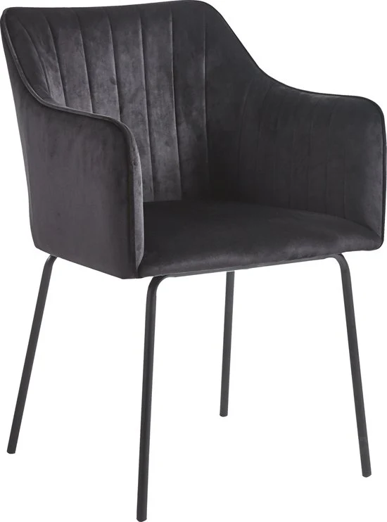 Poltroncina sedia velluto imbottita scandinava Dimensioni circa H. 82 x L. 54 x P. 59 cm