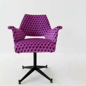 Poltroncina velluto di seta