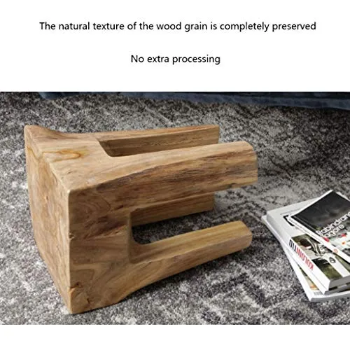 Sgabello Legno Picchetti Legno Massello Per Uso Domestico Picchetti Teak Piccoli Sgabelli Tavolino Sgabelli Doppio Uso Mol...