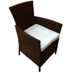 4 Poltrone 'New Edera' Brown/Marrone 58x62x84H Cm