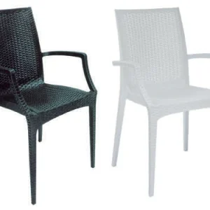 Poltrone sedie resina rattan Bistrot. Prezzo per Pezzo.
