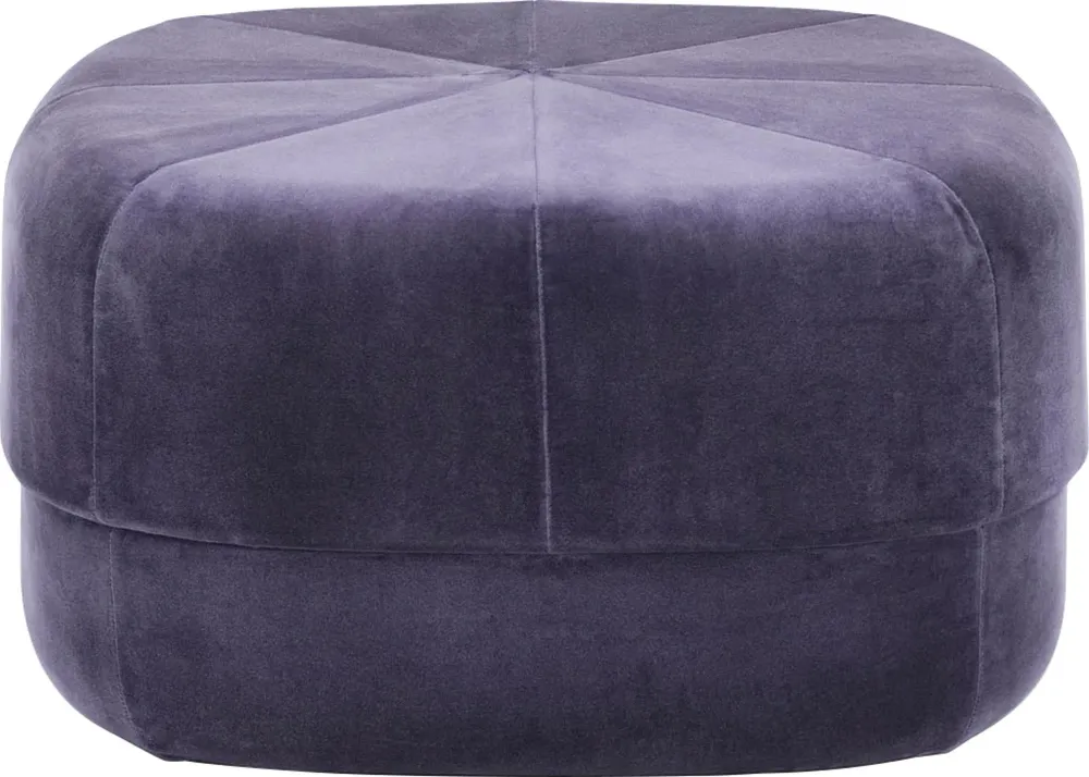 Pouf Circus Grande viola/velour