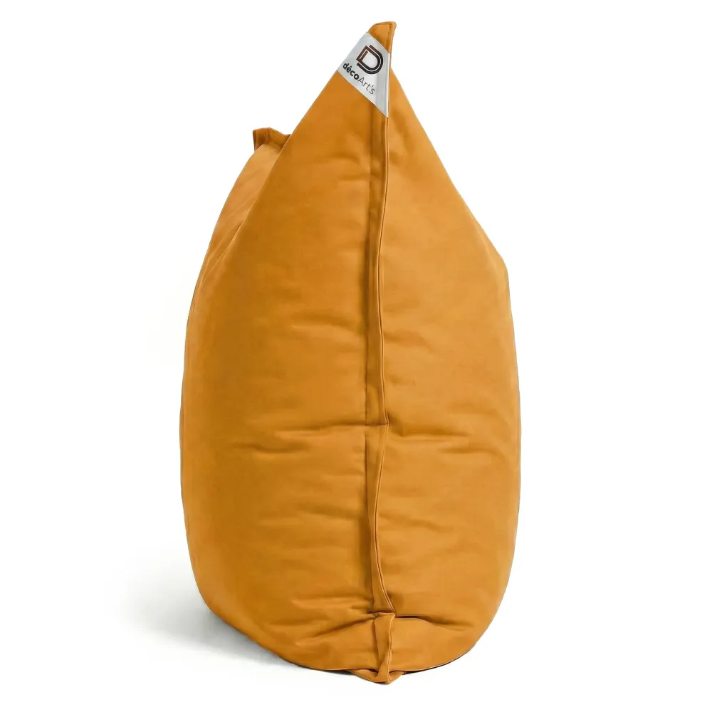 Pouf Gigante XXL 180x140 Giallo Miele - Impermeabile & Sfoderabile (Schiuma)