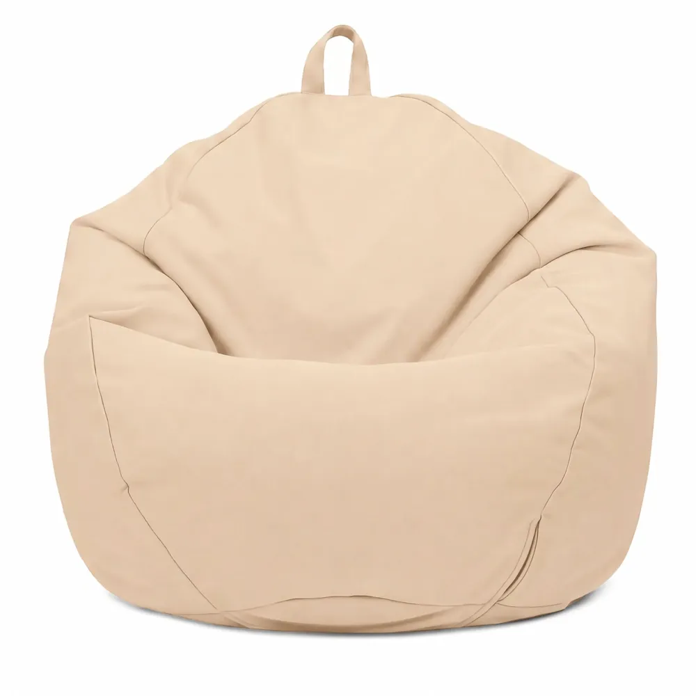 Pouf poire XL d'extérieur - 110x120 cm - Beige