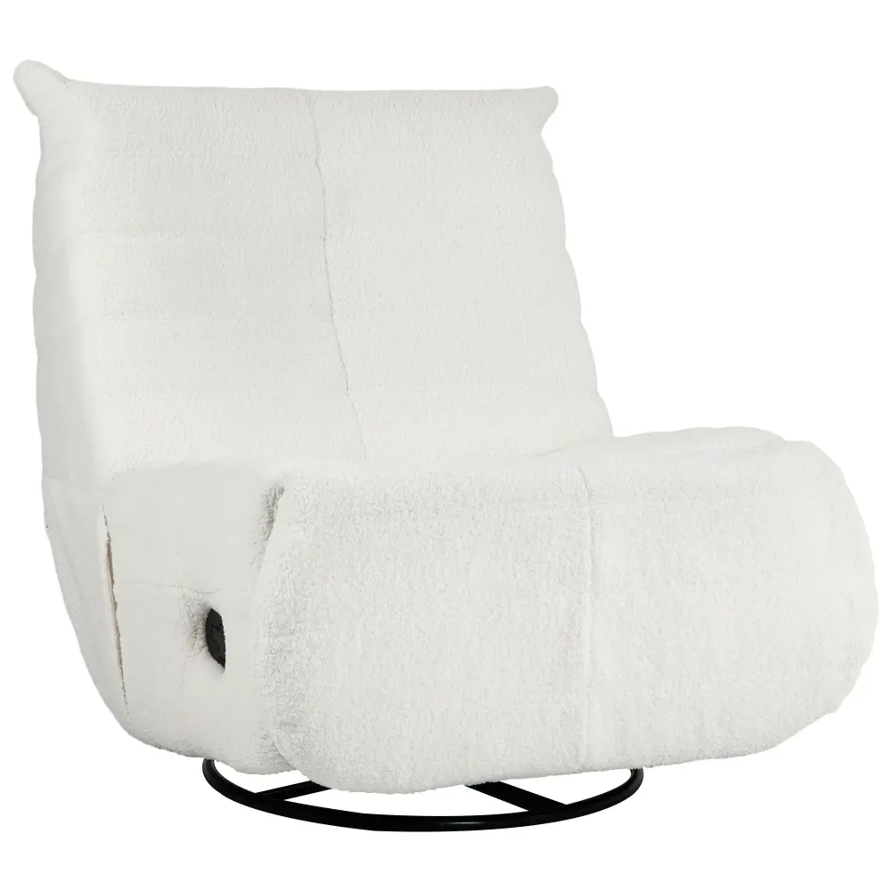 Pouf sacco con capacità di carico regolabile fino 150 kg di panna, 84x104x87 cm
