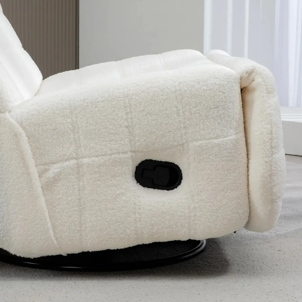 Pouf sacco con capacità di carico regolabile fino 150 kg di panna, 84x104x87 cm
