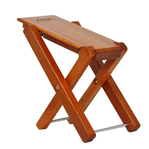 Chitarra Poggiapiedi legno massello Chitarra Pedale Chitarra Poggiapiedi Sgabello Pedale regolabile 4 livelli legno pieghe...