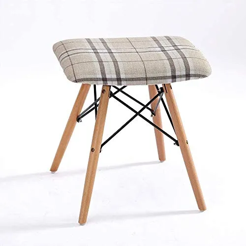 Sedia da Bar Sgabello Sedia Poggiapiedi Ufficio Legno massello Sgabello Tavolino Sedia Piazza Home poggiapiedi Tessuto sfo...