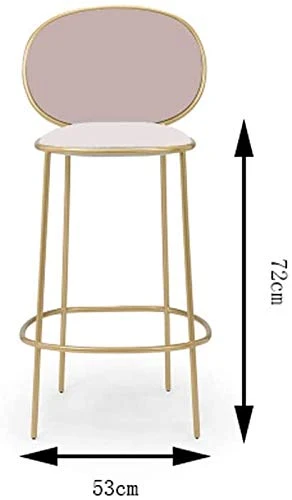 Sgabello Sedia Poggiapiedi Cafe Ferro Battuto Bar Stool Moderna Minimalista casa High Chair Bar Stool Nordic Indietro Ins...