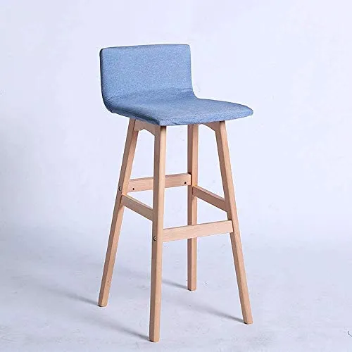 Sgabello Sedia Poggiapiedi Creativo Stile Europeo Bar Chair contatore Reception Presidenza con Schienale e poggiapiedi Fas...