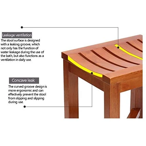 Qazxsw Sgabello da Bagno/Impermeabile Scarpa Antiscivolo Sgabello/Sgabello per stoccaggio/Sgabello per Donna Incinta anzia...