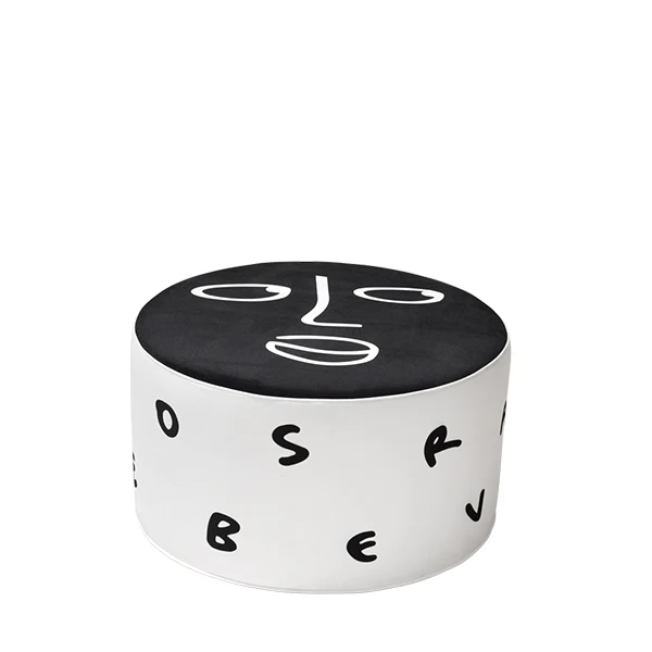 Midnight Monologue Pouf M • Shantell Martin Qeeboo