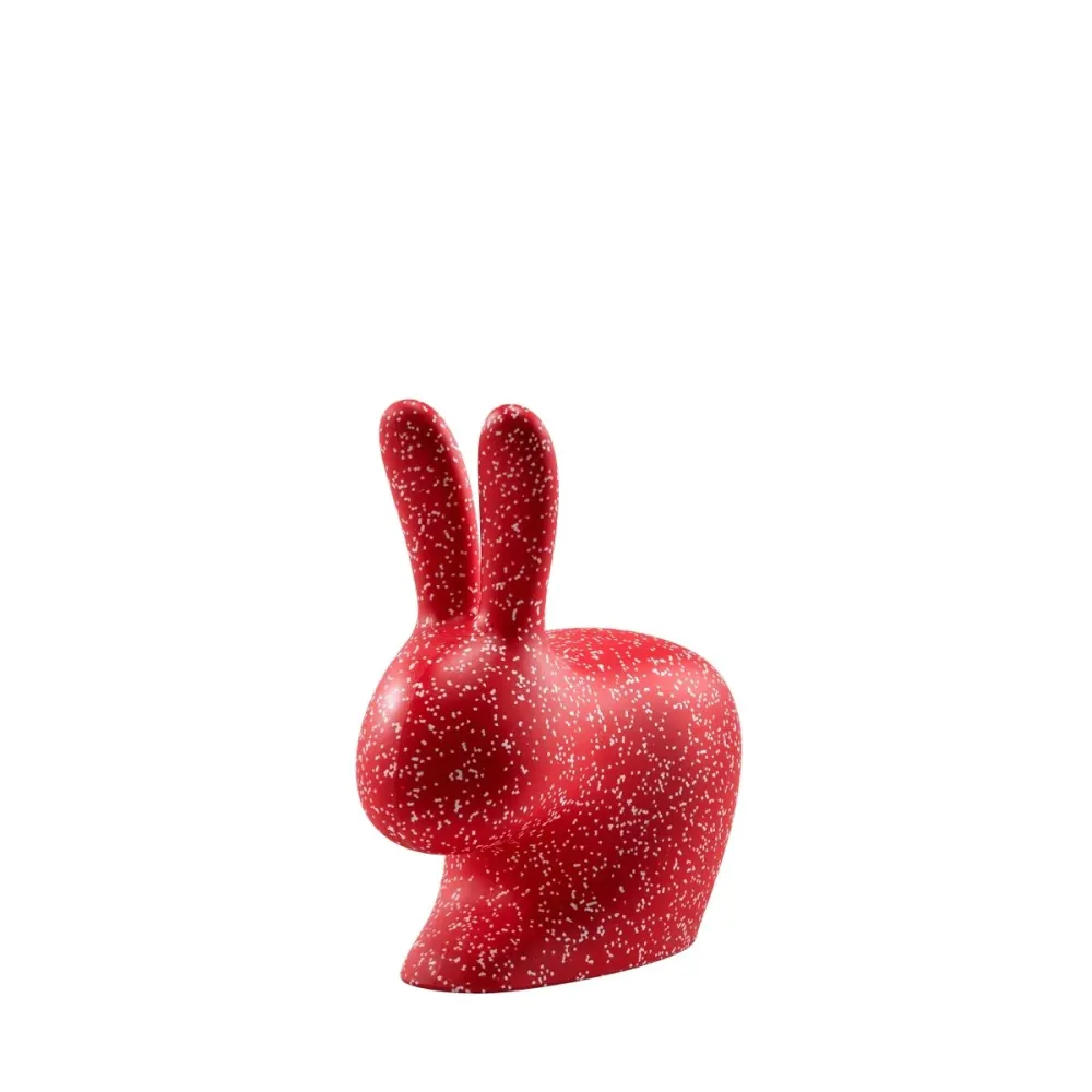 Rabbit Chair Baby Dots Black Qeeboo